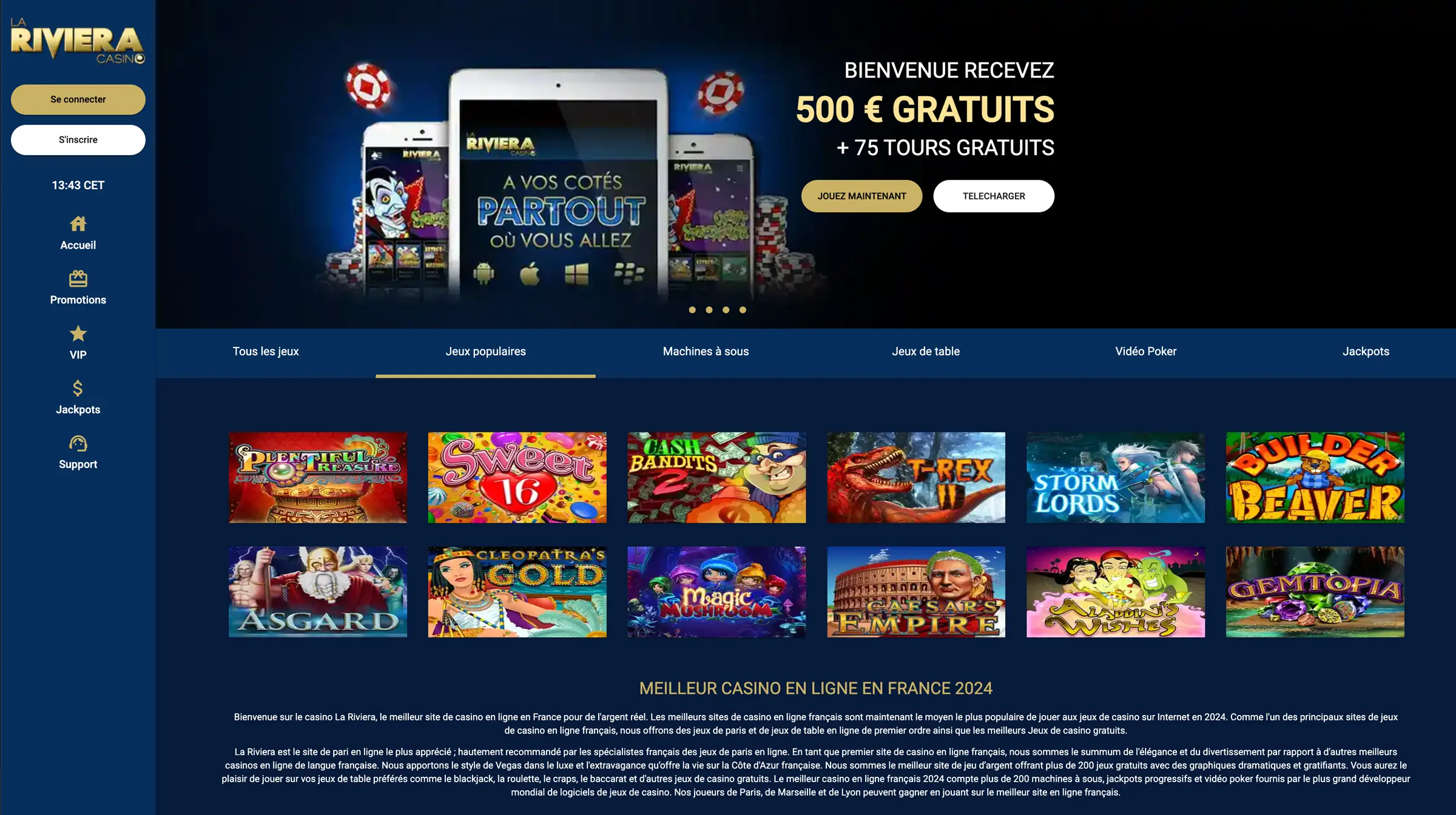 casino la riviera-accueil