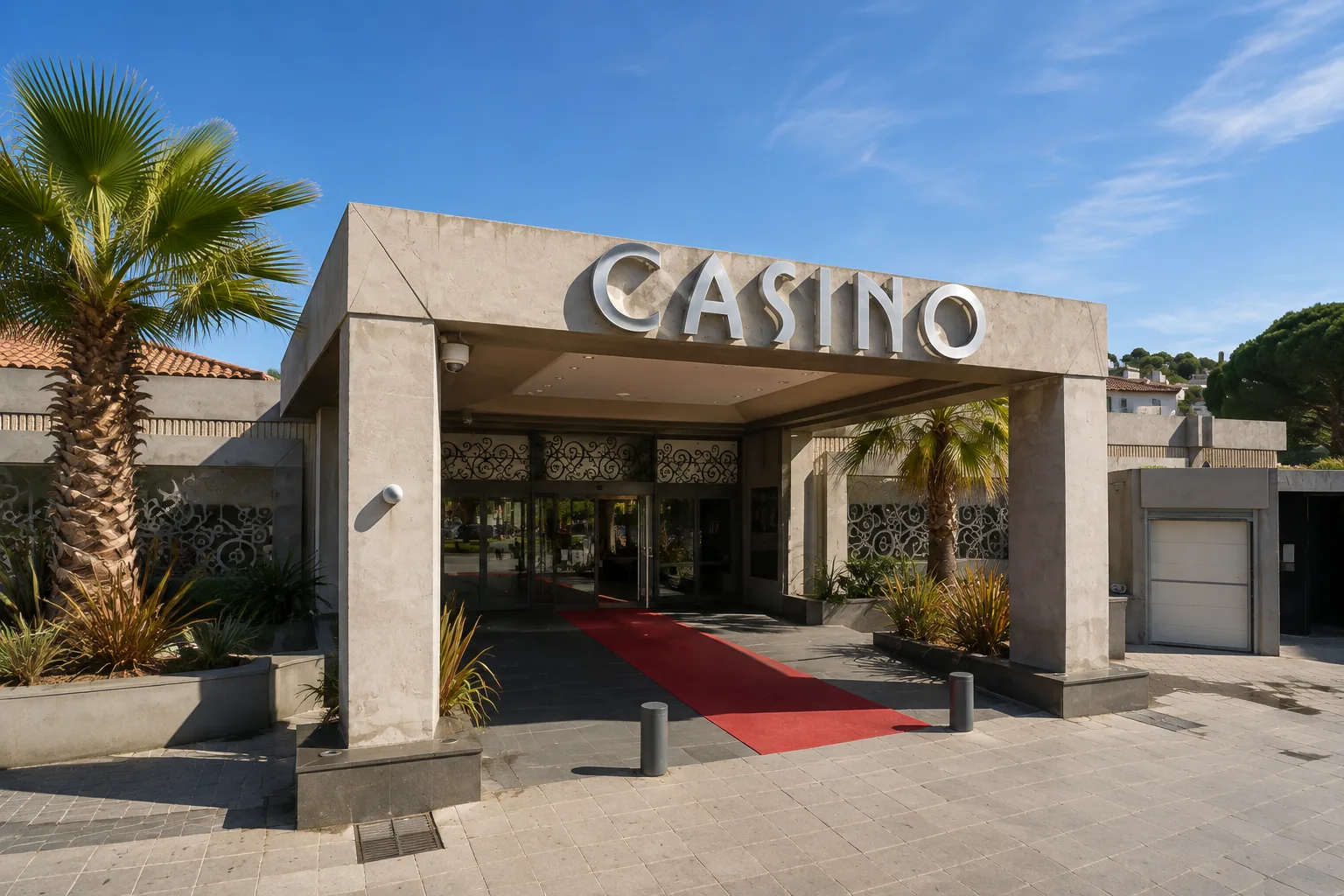 Casino Barrière de Cassis, vue d'illustration de la façade