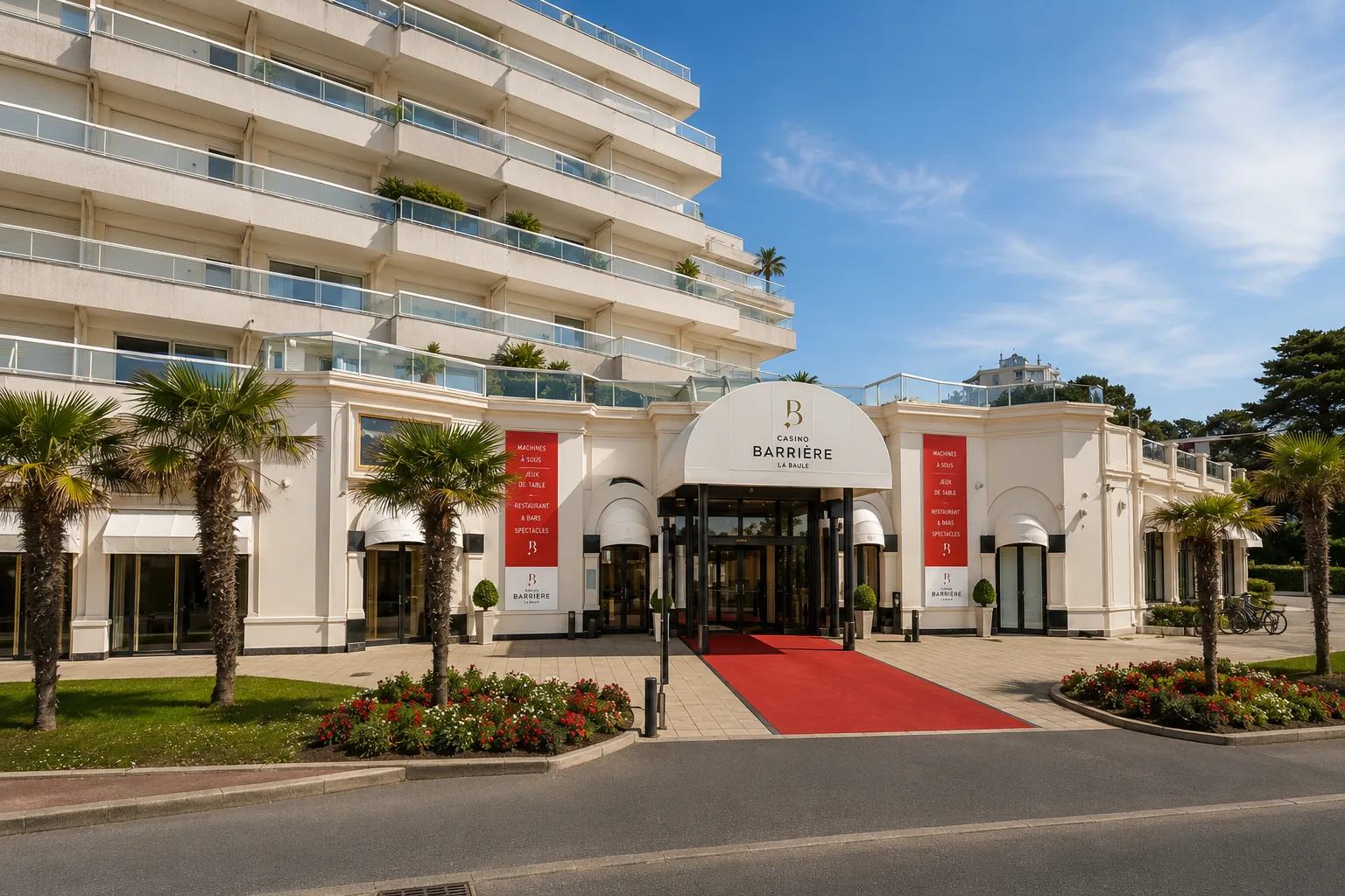 Casino Barrière de La Baule, vue d'illustration de la façade